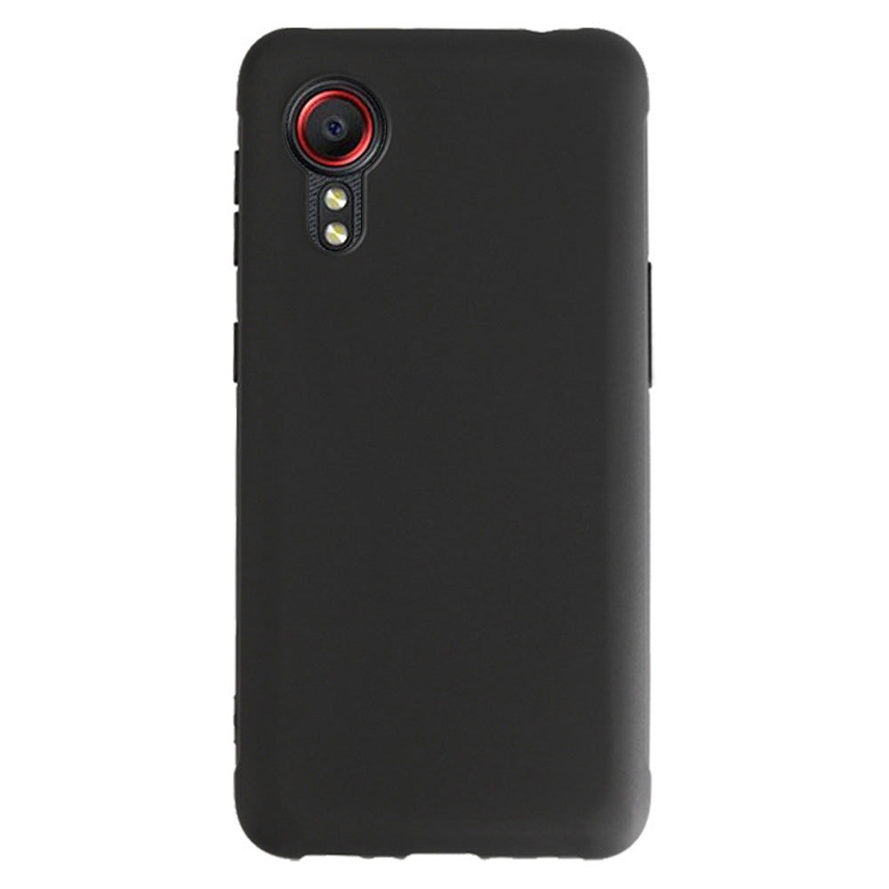 TPU Phone Case for Samsung Galaxy Xcover 5 Protective Case Anti-Drop Cell Phone Matte Slim Cover - Black TPU Phone Case for Samsung Galaxy Xcover 5 Protective Case Anti-Drop Cell Phone Matte Slim Cover - Black